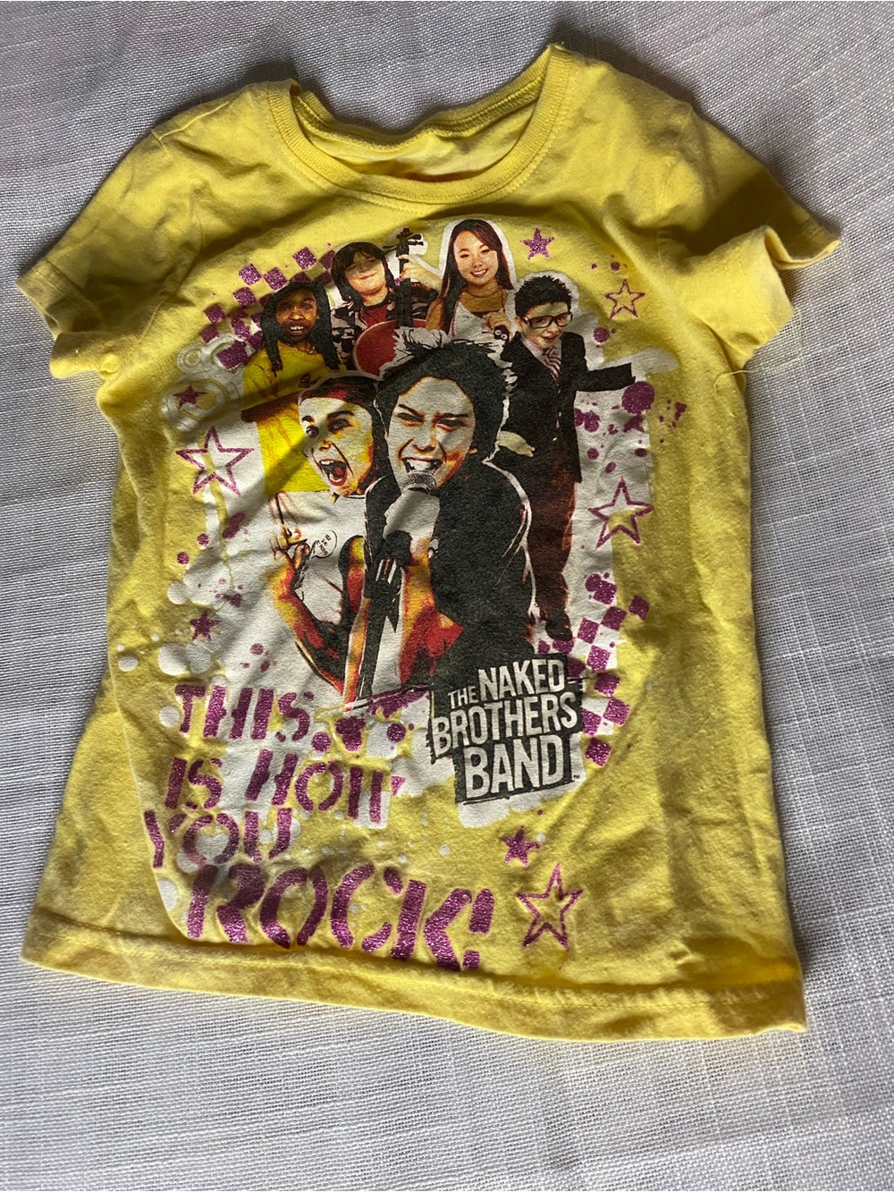 Yellow Kids' Graphic Tee -